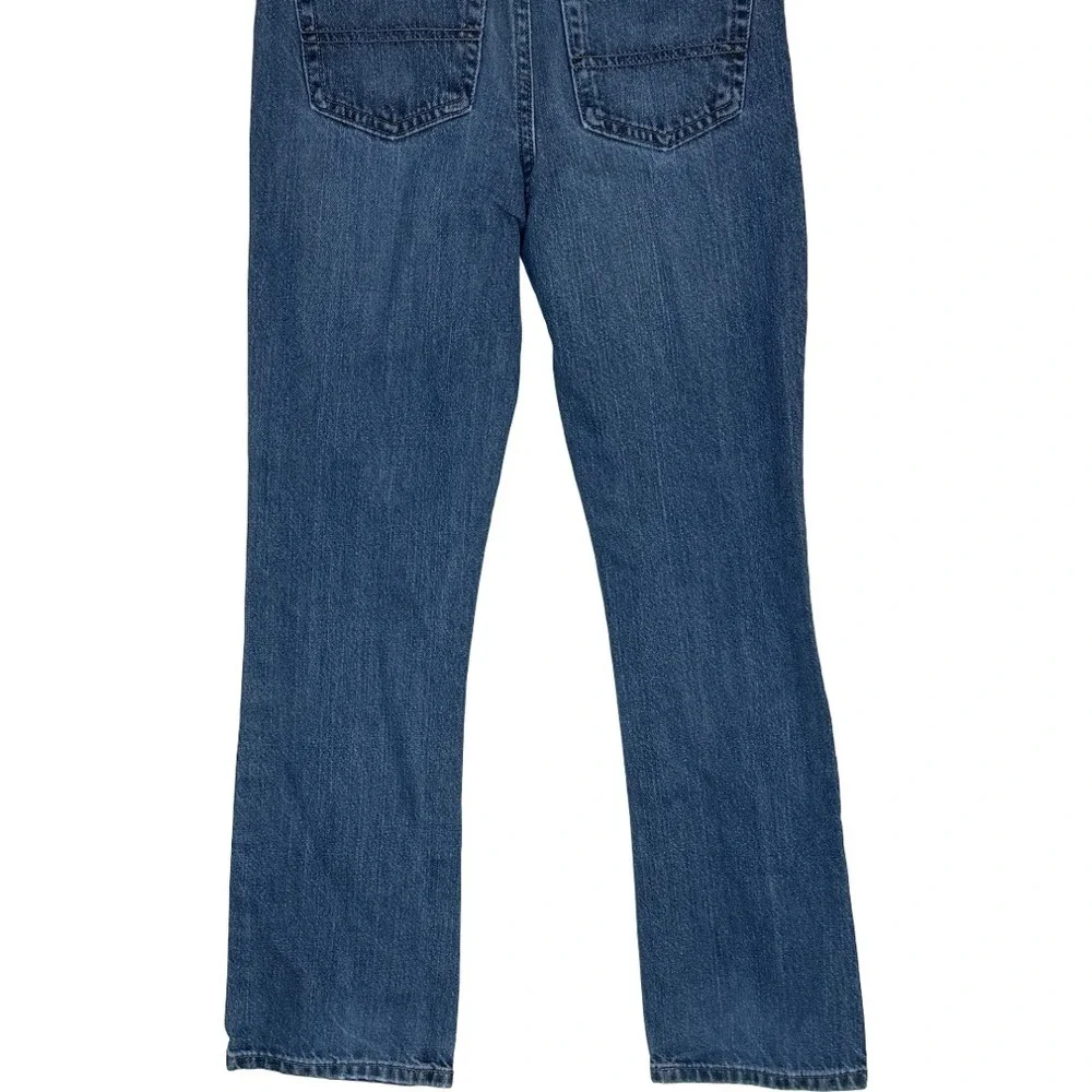 The Childrens Place Bootcut Jeans Boys Size‎ 12 Slim Blue Denim Adjustable Waist